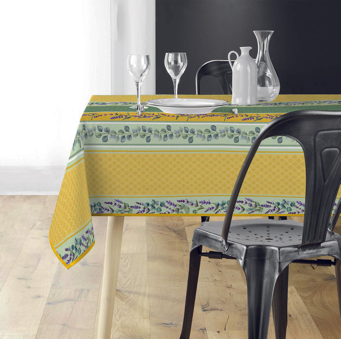 Promo Linge Tovaglia Provenzale rotonda, antimacchia, 180 cm, colore: Arancione 100% poliestere
