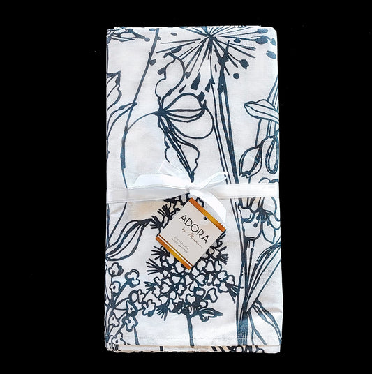 Tovaglia in Cotone Resinato "Monochrome Garden"
