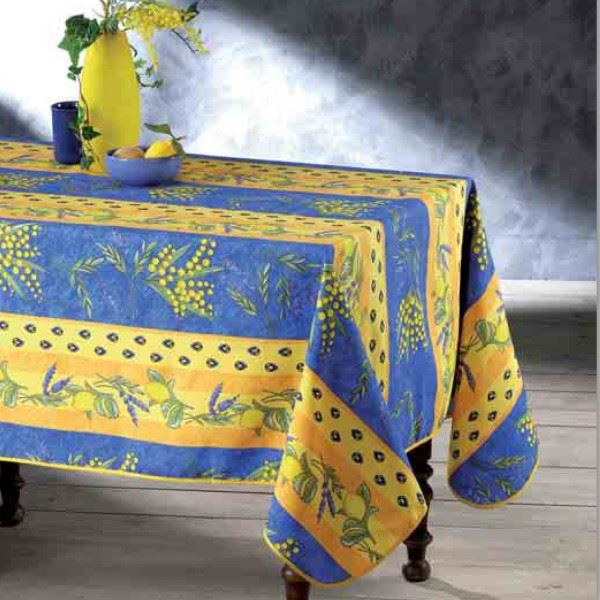Tovaglia antimacchia provenzale MCL BLU