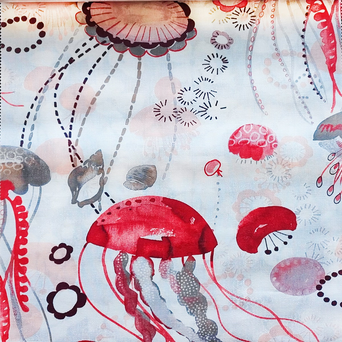 Tovaglia in Cotone Resinato "OCEAN FLOW"