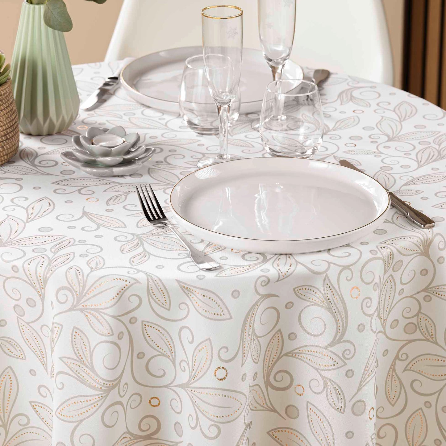 Tovaglia antimacchia Lurex LEYA