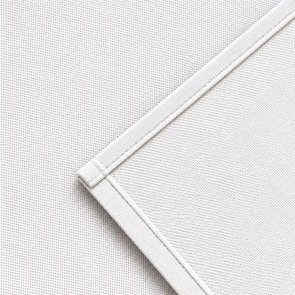 Set 6 Tovaglioli in Cotone Panama – Bianco