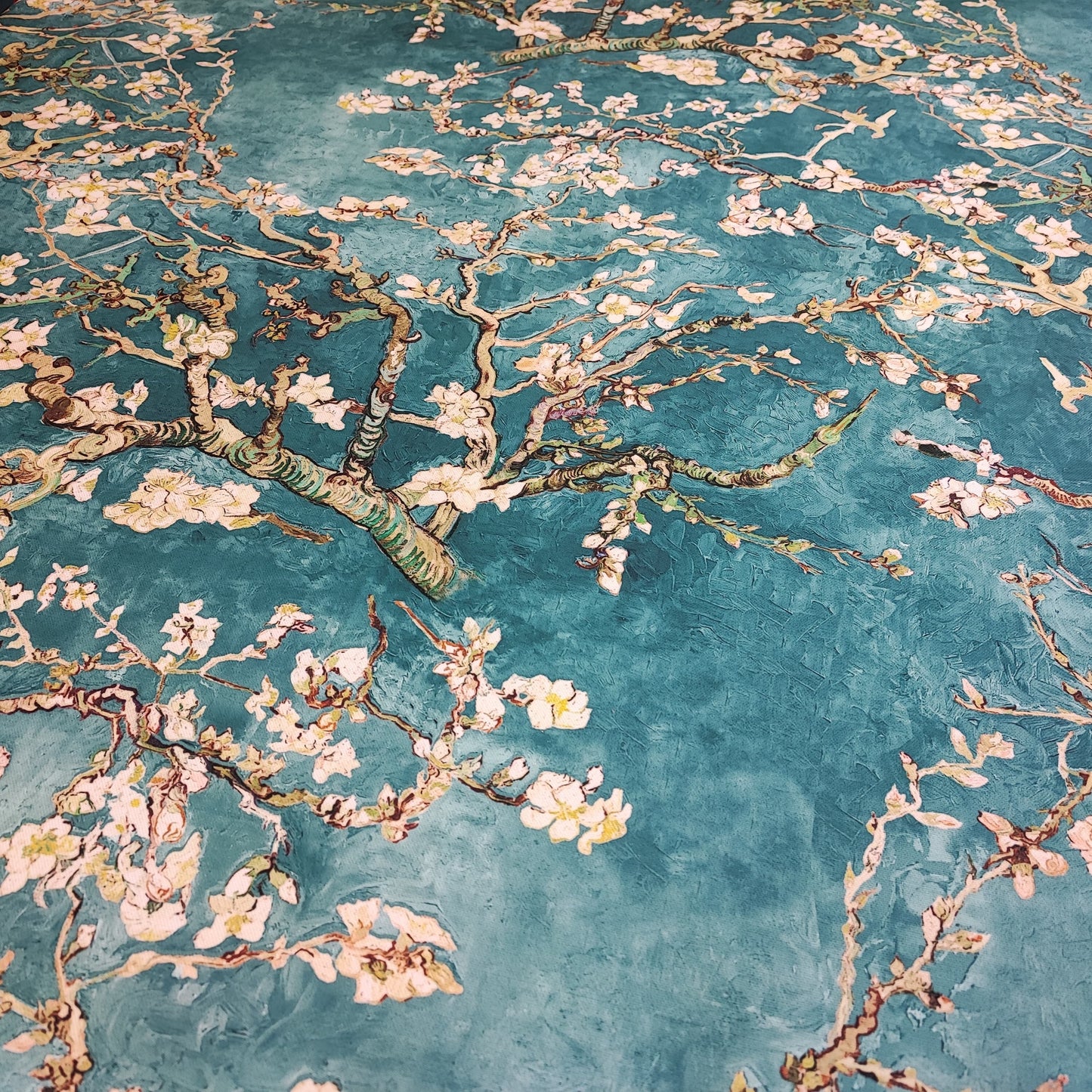 Tovaglia tecnica antipiega VAN GOGH petrolio
