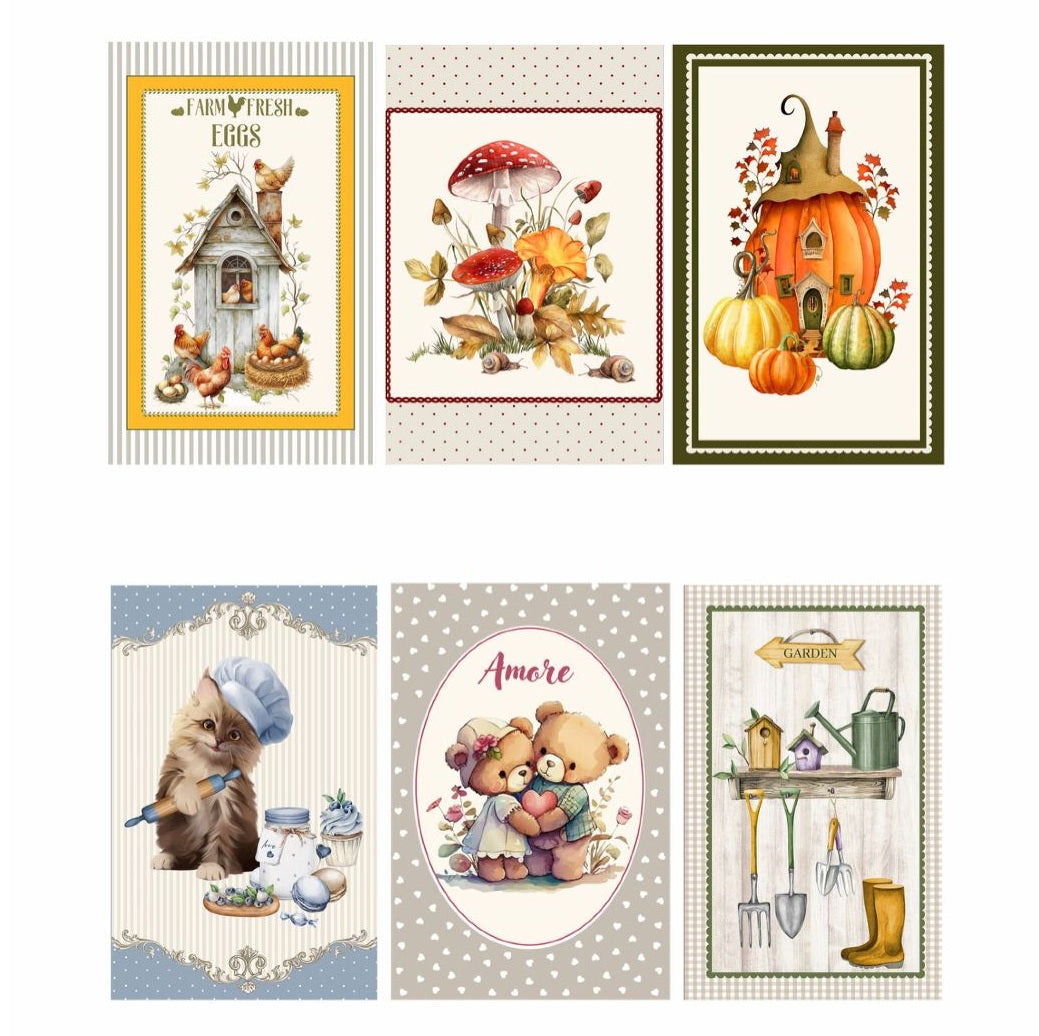 Strofinacci in Spugna con Stampa Digitale – Confezione da 6 Pezzi