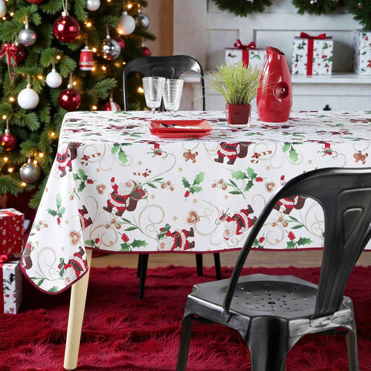 Tovaglia antimacchia natalizia BABBO NATALE
