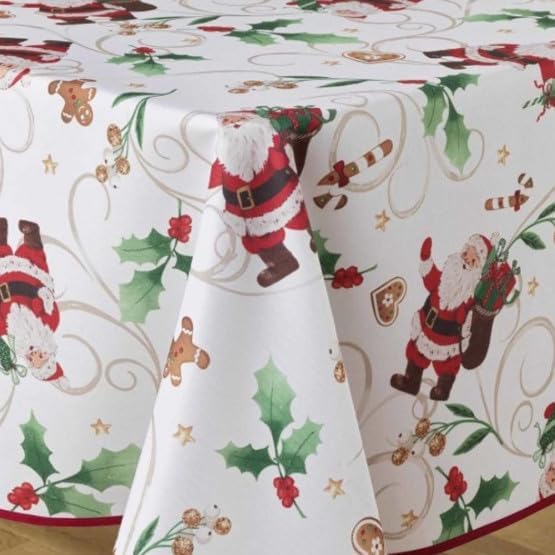 Tovaglia antimacchia natalizia BABBO NATALE