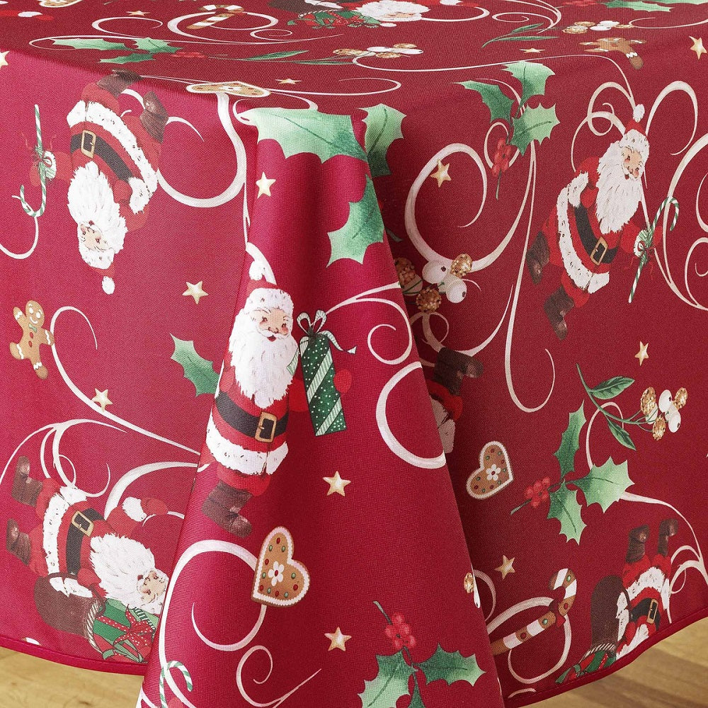 Tovaglia antimacchia natalizia BABBO NATALE