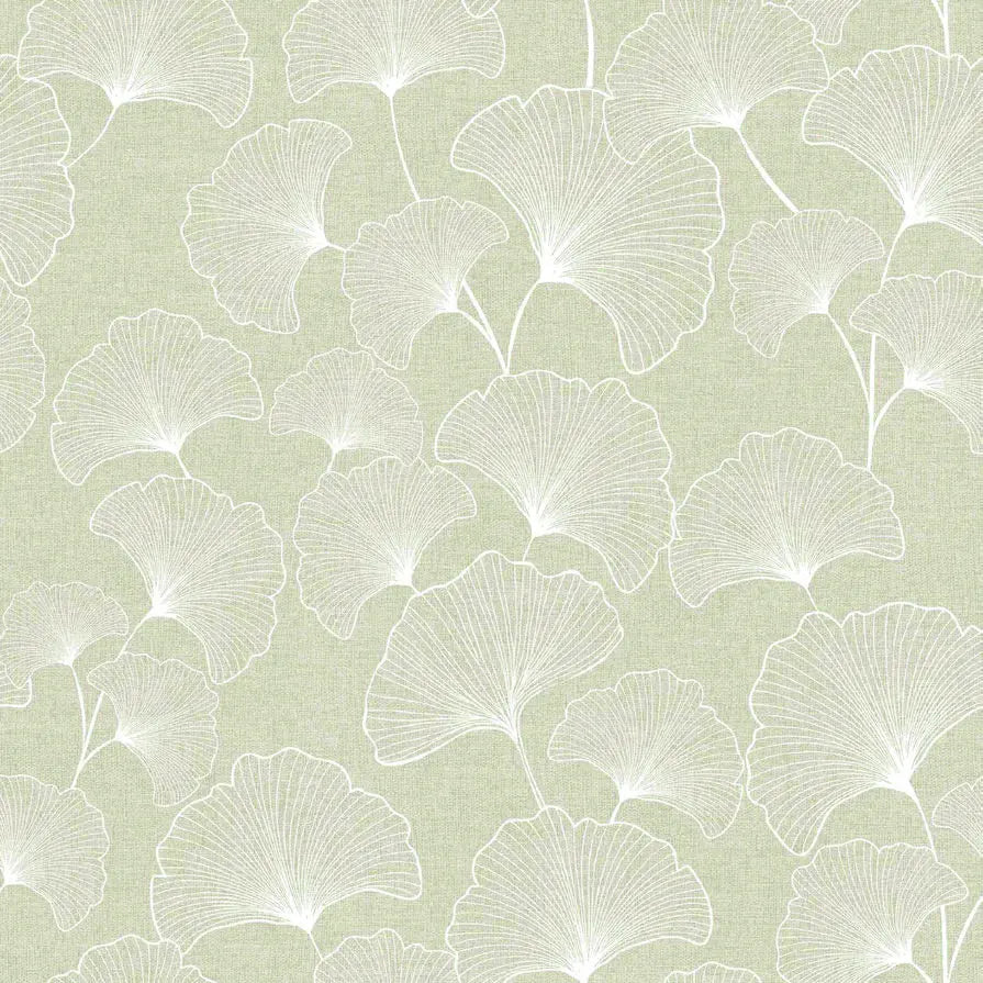 dettaglio fantasia botanica tono beige tovaglia antimacchia